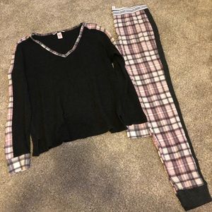 VS waffle knit sleep set